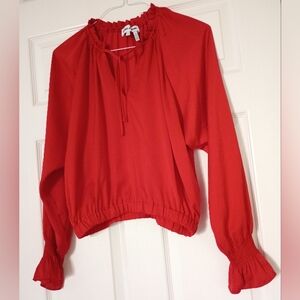 DKNY Women’s Red Blouse Medium